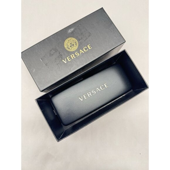 VERSACE rectangular women's large sunglasses + case  Brown 54mm VE4405 - Picture 5 of 14